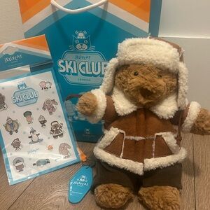 Jellycat Ski Club LA Exclusive Bartholomew Bear Alpine Outfit World Exclusive